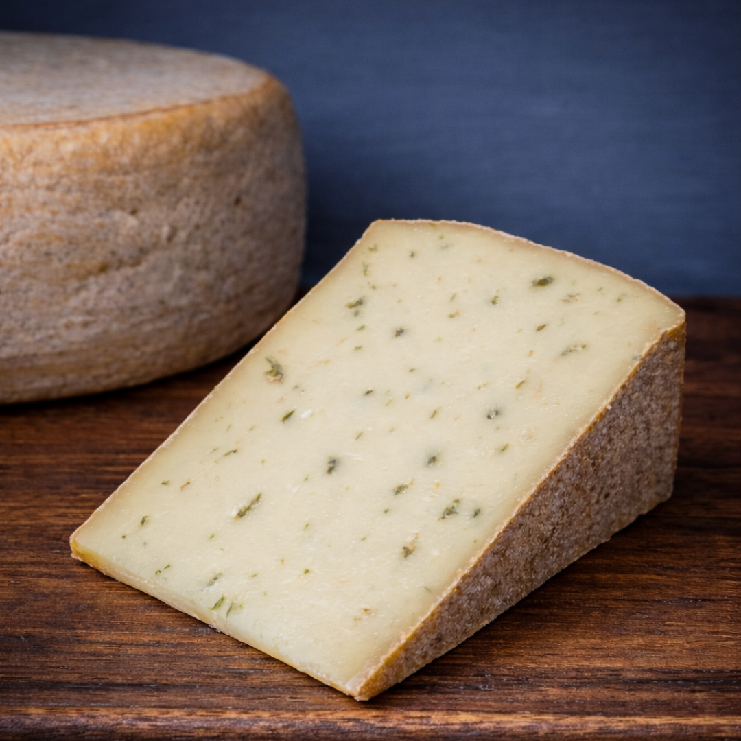 Raclette de Compton with Garlic Scapes – TOMME Cheese Shop