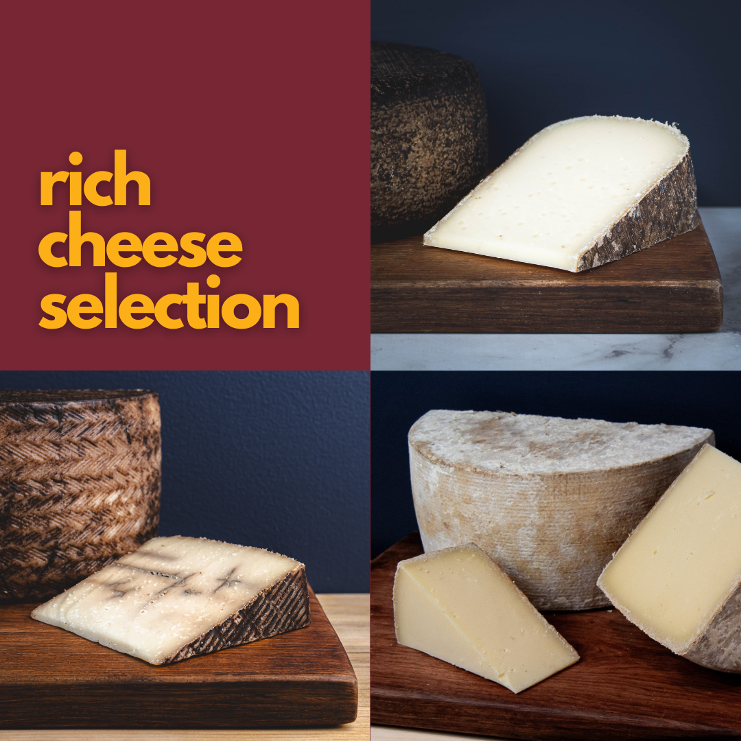 Rich 3-Cheese Selection for Whisky