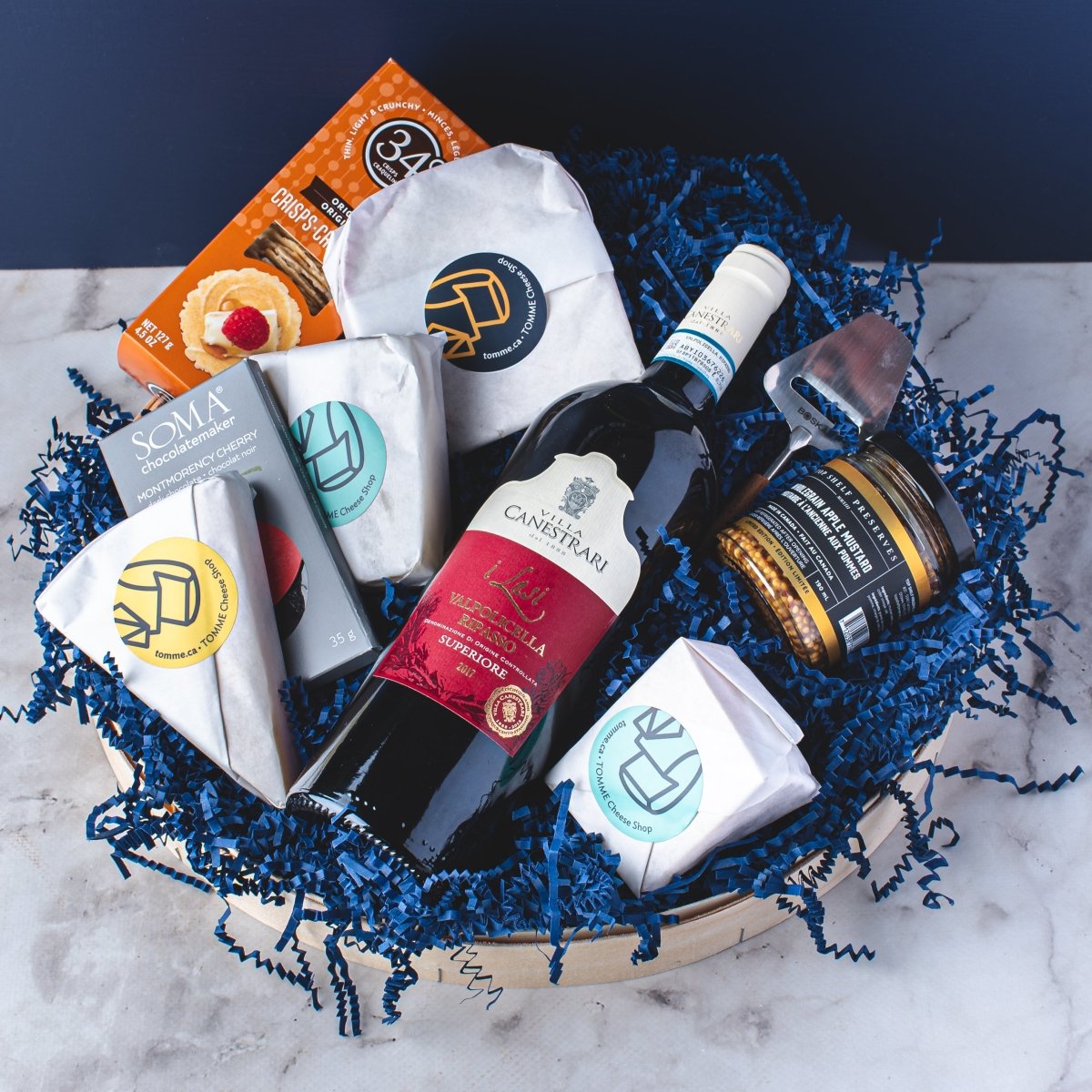 Custom Gift Boxes - TOMME Cheese Shop. Delivering really good cheese across Ontario.