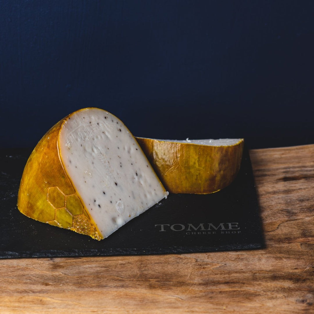 Kaamps Truffle Honey Gouda - TOMME Cheese Shop. Delivering really good cheese across Ontario.