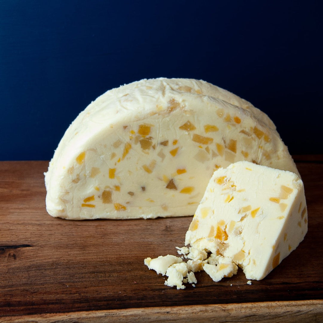 Mango Ginger White Stilton - TOMME Cheese Shop. Delivering really good cheese across Ontario.