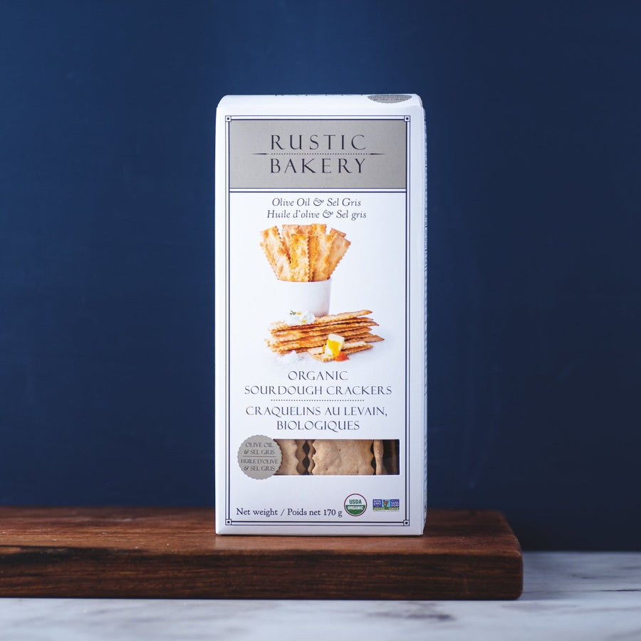 Rustic Bakery Sourdough Crackers - TOMME Cheese Shop. Delivering really good cheese across Ontario.