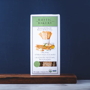 Rustic Bakery Sourdough Crackers - TOMME Cheese Shop. Delivering really good cheese across Ontario.