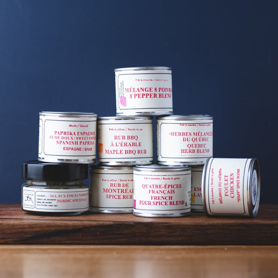 Spice Trekker Spice Blends - TOMME Cheese Shop. Delivering really good cheese across Ontario.